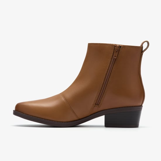 Danyelle Skip Tan Leather Boots - Image 2