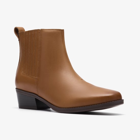 Danyelle Skip Tan Leather Boots - Image 4