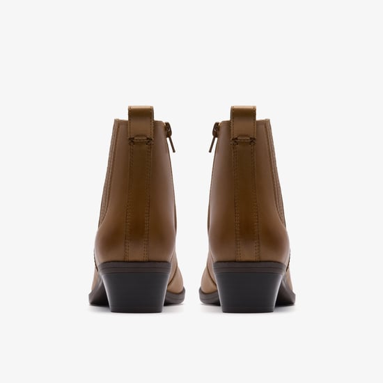 Danyelle Skip Tan Leather Boots - Image 5