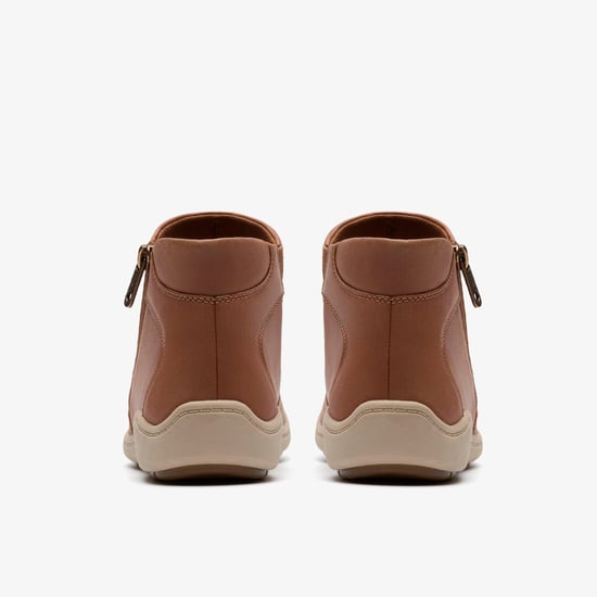 Bryianne Carly Tan Leather Boots - Image 5