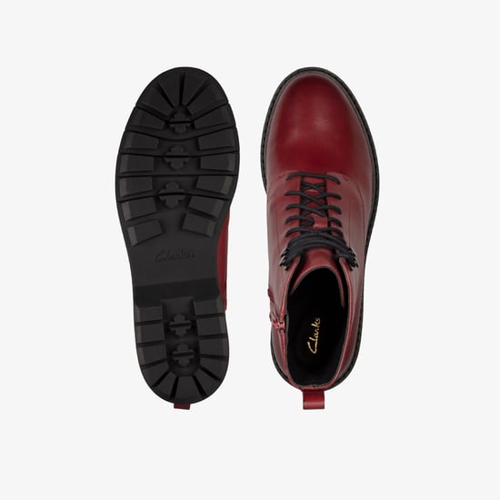 Witcombe Hi 2 Burgundy Leather Boots - Image 6