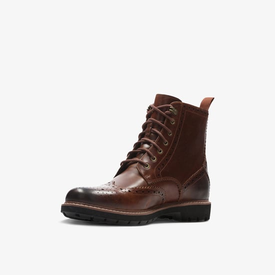Batcombe Lord Dark Tan Lea Boots - Image 4