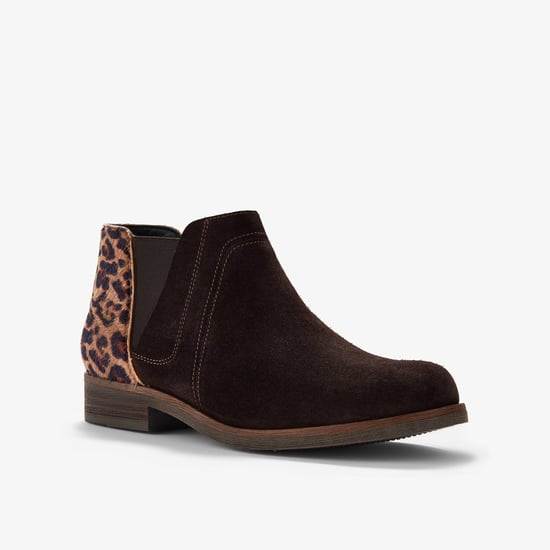 Demi2 Beat Dark Brown Suede Boots - Image 4