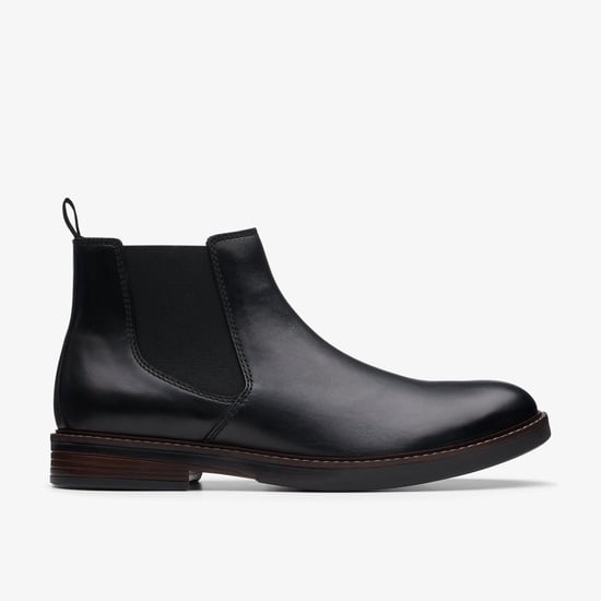Paulson Up Black Leather Boots - Image 1