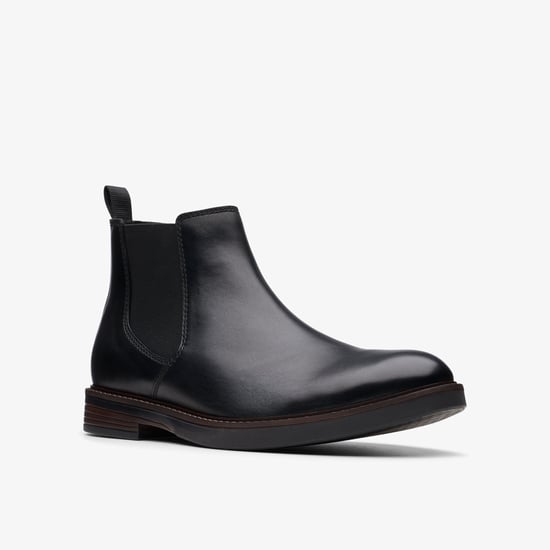 Paulson Up Black Leather Boots - Image 3