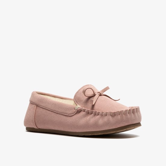 Ellora Cosy Light Pink Slippers - Image 4