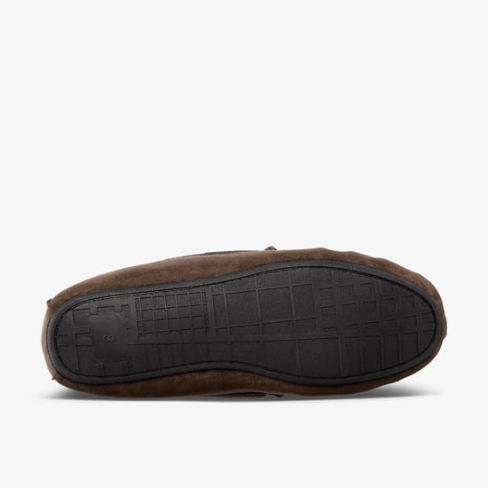Fireside Mocc Dark Brown Slippers - Image 3