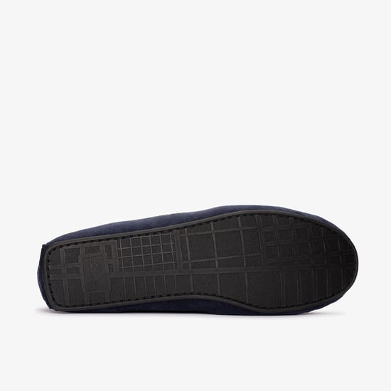 Fireside Mocc Navy Slippers - Image 3