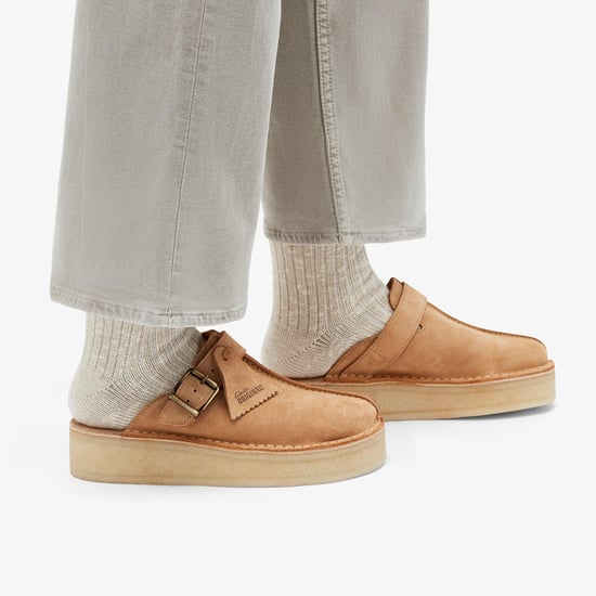 TrekWedge Mule Mid Tan Sde Shoes - Image 2