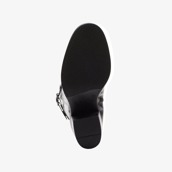 Mascarpone 2 Up Black Leather Boots - Image 6