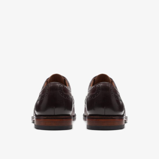 Craftdean Wing Brogue Donker Tan Leren Schoenen - Image 5