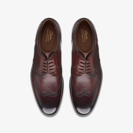Craftdean Wing Brogue Donker Tan Leren Schoenen - Image 6