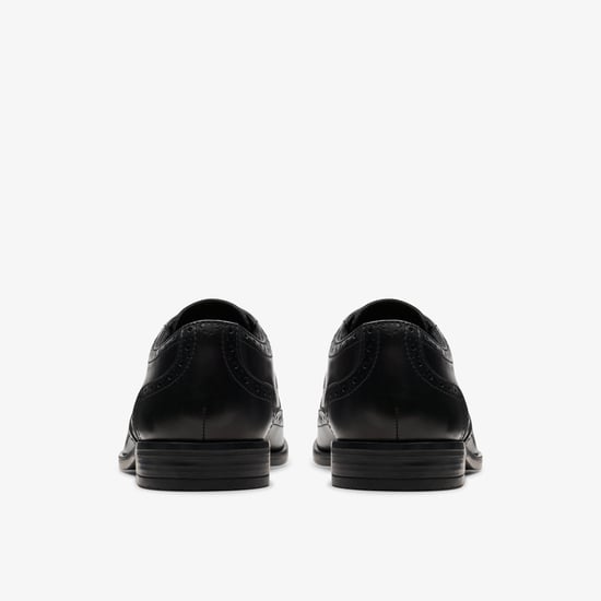 Brandon Limit Brogue Black Leather Shoes - Image 6
