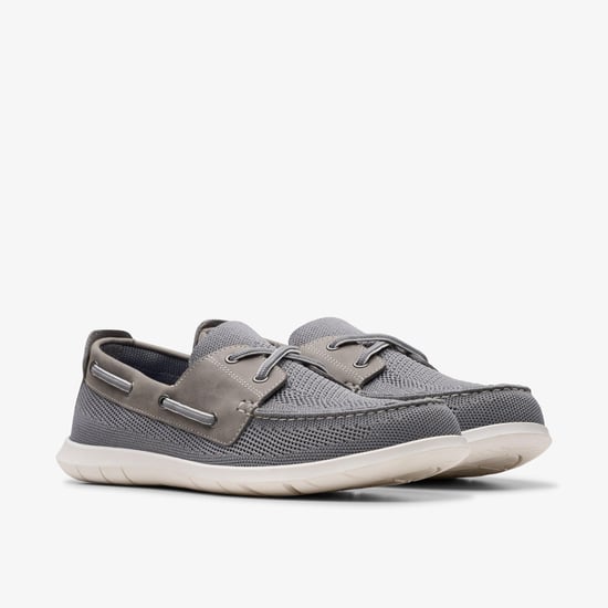 Flexway Tie Grey Combi Shoes - Image 5