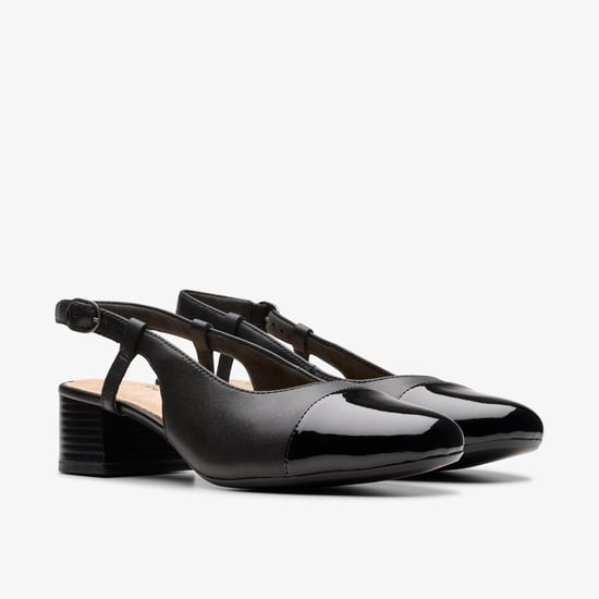 Marilyn Rose Black Combi Shoes - Image 4
