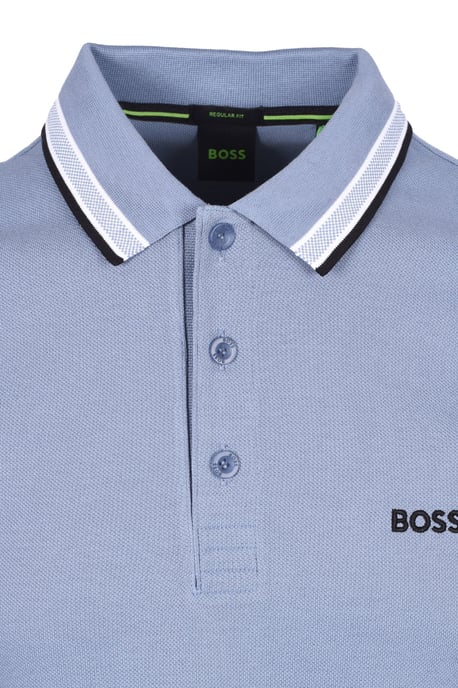 Boss Green Paddy Polo Open Blue - Image 2