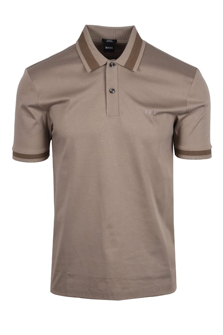 Boss Black Phillipson Polo Open Brown - Image 1