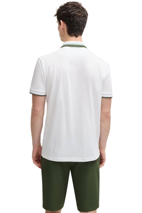 Boss Green Paddy AP Heritage Polo White - Image 3