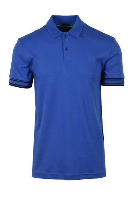 Boss Green Polo Zone Medium Blue - Image 1