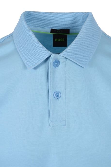 Boss Green Polo Zone Light Pastel Blue - Image 2