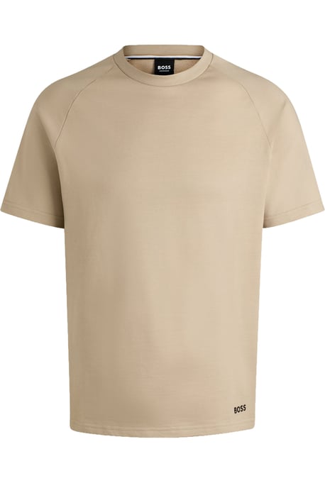 Boss Black Iconic T-Shirt Light Beige - Image 1