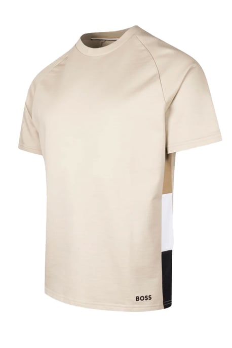 Boss Black Iconic T-Shirt Light Beige - Image 3