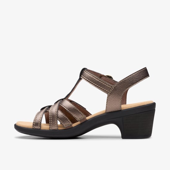 Emily2 Rose Bronze Metallic Sandals - Image 3