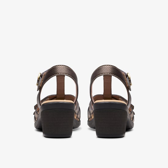 Emily2 Rose Bronze Metallic Sandals - Image 6