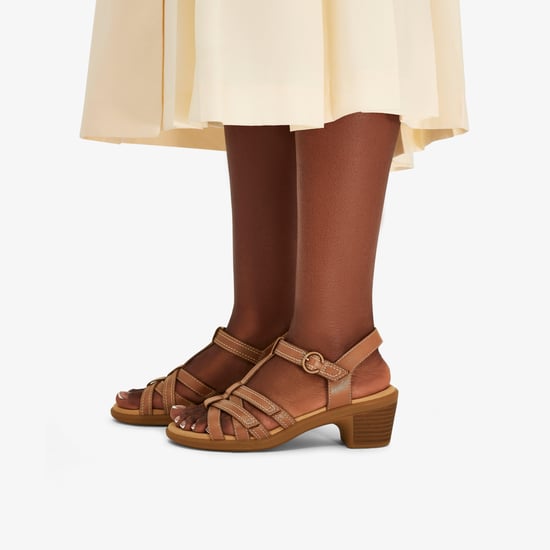 Emily2 Roze Leren Sandalen - Image 2