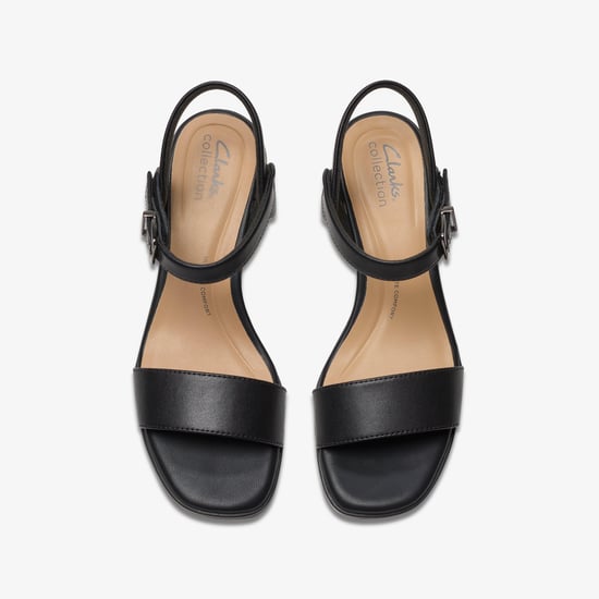 Jaylan Ray Black Leather Sandals - Image 6