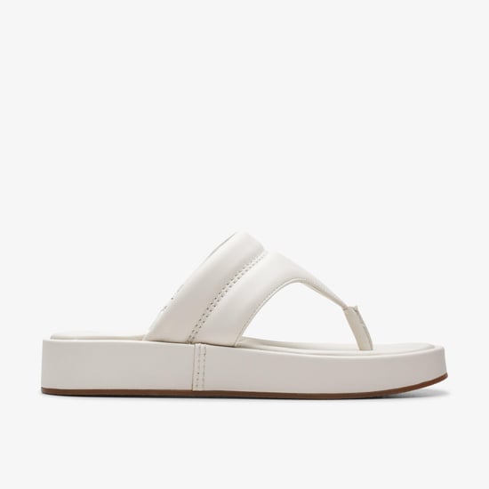 Alda Walk Off White Lea Sandals - Image 1