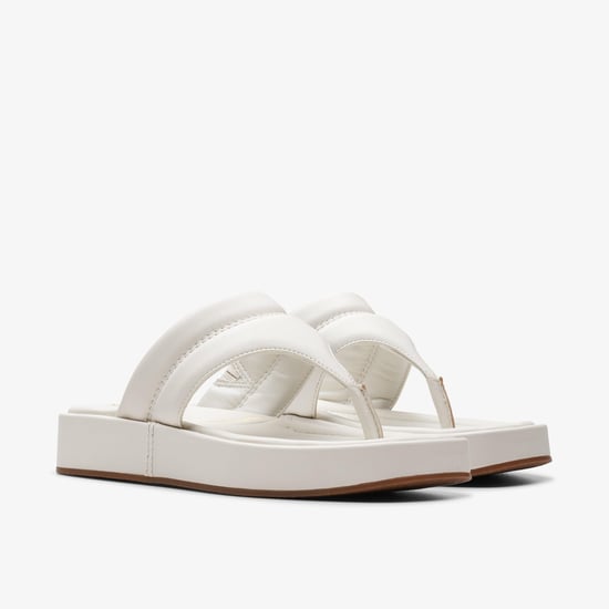 Alda Walk Off White Lea Sandals - Image 4
