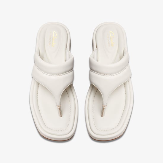 Alda Walk Off White Lea Sandals - Image 6