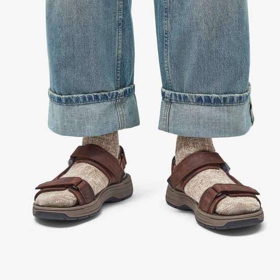 Saltway Trail Dark Brown Lea Sandals - Image 2