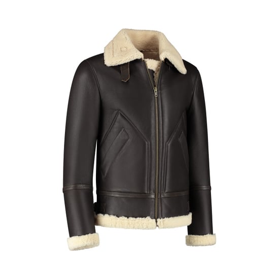Cycas D'or Hunter shearling chocolate bruin lammy coat chocolade bruin - Image 2