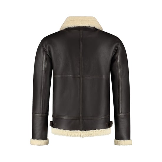 Cycas D'or Hunter shearling chocolate bruin lammy coat chocolade bruin - Image 3