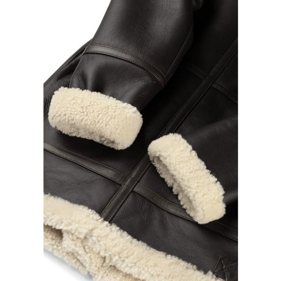 Cycas D'or Hunter shearling chocolate bruin lammy coat chocolade bruin - Image 5