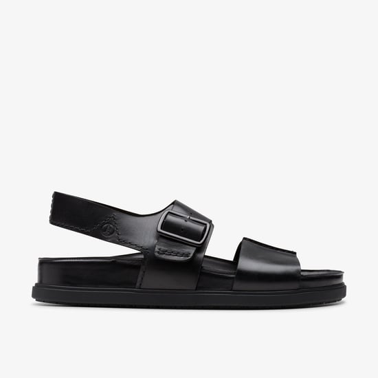 Torford Rem Black Leather Sandaler - Image 1
