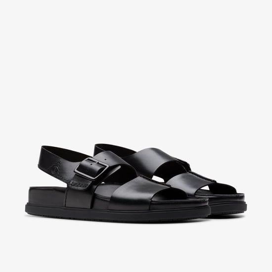 Torford Band Zwarte Leren Sandalen - Image 4