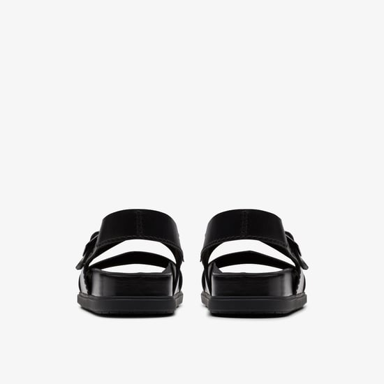 Torford Band Zwarte Leren Sandalen - Image 5