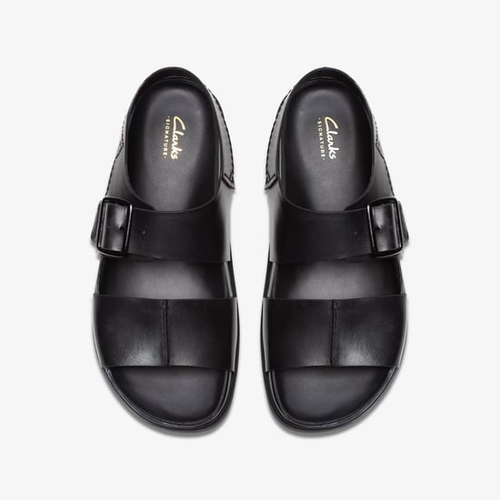 Torford Band Zwarte Leren Sandalen - Image 6