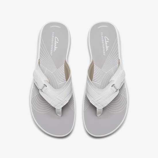Brinkley Sea White Synthetic Sandals - Image 6