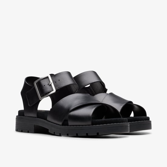 Orinoco Cross Zwarte Leren Sandalen - Image 4