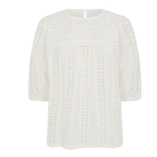KAFFE Karandy top 10509727-white - Image 1