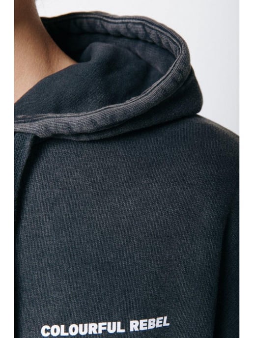 Colourful Rebel Rebel guitar oversized hoodie - Image 4
