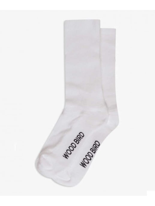Woodbird Socks white 2016-002 - Image 1