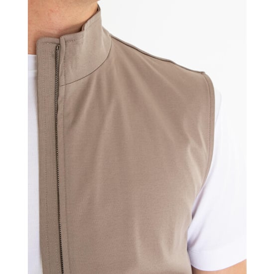 Valenza Heren supima bodywarmer /beige - Image 3