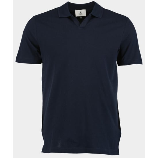 Bos Bright Blue Polo korte mouw polo v placket 2804425/220 navy - Image 1