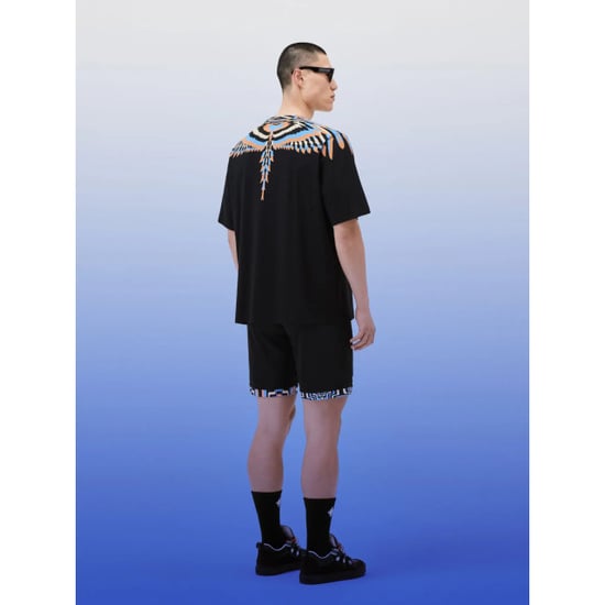 Marcelo Burlon Optical wings oversized tee salmon - Image 2