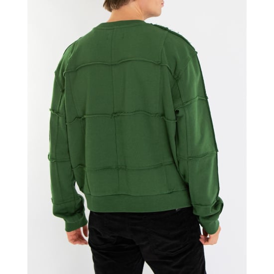 Flaneur Homme Heren cut & sew sweater green - Image 2